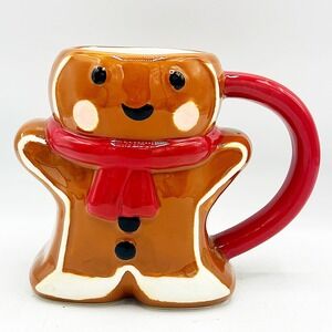 Target Wondershop Christmas Gingerbread Man Mug 2023 Stoneware